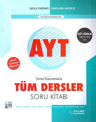 AYT Tüm Dersler Soru Kitabı Eşit Ağırlık kitap kapağı