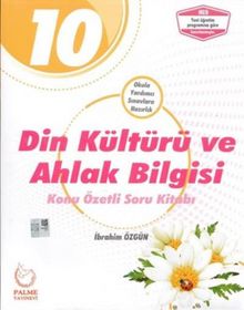 10. Sınıf Din Kültürü ve Ahlak Bilgisi Konu Özetli Soru Kitabı kitap kapağı