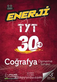 Enerji TYT 30 Coğrafya Deneme Sınavı kitap kapağı