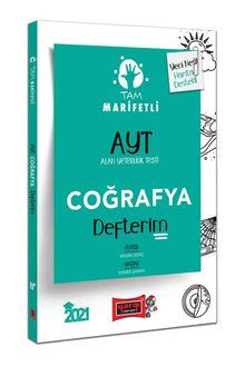 2021 AYT Tam Marifetli Coğrafya Defterim kitap kapağı