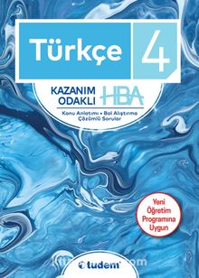 4. Sınıf Türkçe Kazanım Odaklı HBA kitap kapağı