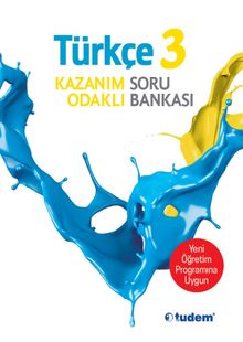 3. Sınıf Türkçe Kazanım Odaklı Soru Bankası kitap kapağı