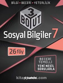 7.Sınıf Sosyal Bilgiler 3 Boyut kitap kapağı