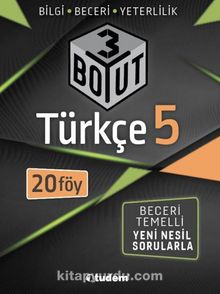 5.Sınıf Türkçe 3 Boyut kitap kapağı