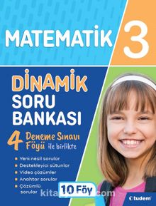 3. Sınıf Matematik Dinamik Soru Bankası kitap kapağı