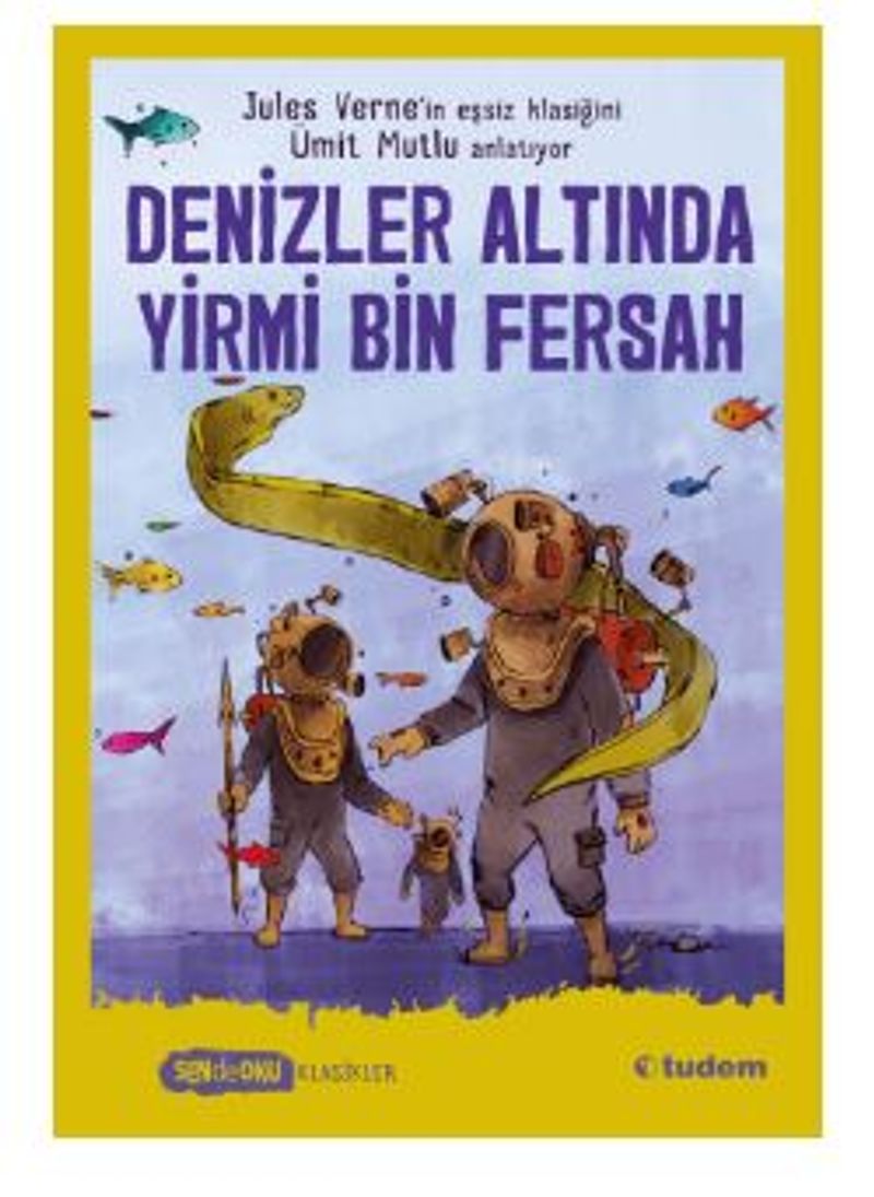 Denizler Altında Yirmi Bin Fersah (Sen de Oku Klasikler) kitap kapağı