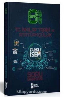 2021 Farklı İsem LGS 8. Sınıf T. C. İnkılap Tarihi ve Atatürkçülük Soru Bankası kitap kapağı