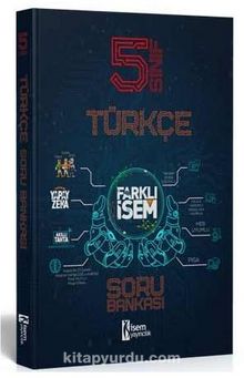2021 5. Sınıf Farklı İsem Türkçe Soru Bankası kitap kapağı