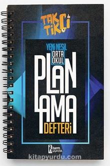 2021 Taktikçi Orta Okul Yeni Nesil Planlama Defteri kitap kapağı