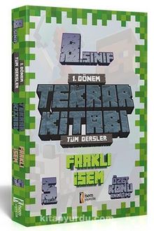 2021 8. Sınıf Tüm Dersler 1. Dönem Tekrar Kitabı kitap kapağı