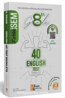 2021 LGS Farklı İsem 8. Sınıf İngilizce 40'li Sarmal Deneme kitap kapağı