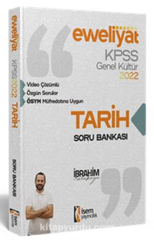 2022 KPSS Evveliyat Lisans Genel Kültür Tarih Video Çözümlü Soru Bankası kitap kapağı