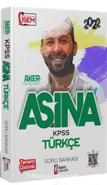 2022 KPSS Aşina Türkçe Çözümlü Soru Bankası kitap kapağı