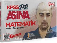 2022 KPSS Aşina Matematik Video Ders Notu kitap kapağı