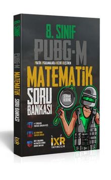 İxir 8. Sınıf Pubg-M Matematik Soru Bankası kitap kapağı