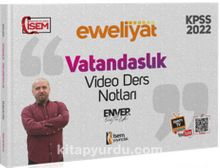 2022 KPSS Genel Kültür Vatandaşlık Video Ders Notu kitap kapağı