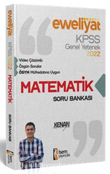 2022 KPSS Evveliyat Lisans Genel Yetenek Matematik Video Çözümlü Soru Bankası kitap kapağı