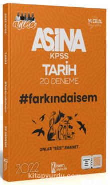 2022 KPSS Aşina Tarih 20 Deneme kitap kapağı