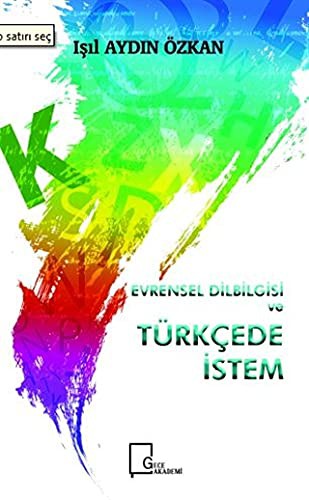 Evrensel Dilbilgisi ve Türkçede İstem kitap kapağı