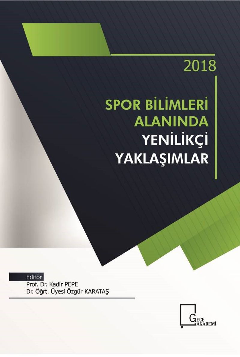 Spor Bilimleri Alanında Yenilikçi Yaklaşımlar kitap kapağı