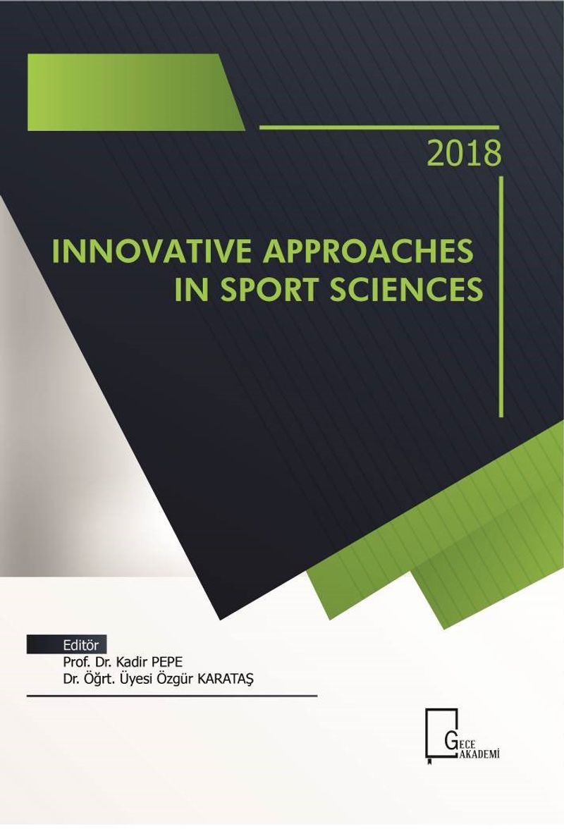 Innovative Approaches in Sport Sciences kitap kapağı