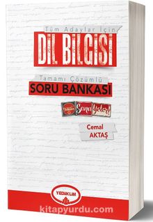 Tüm Adaylar İçin Dil Bilgisi Tamamı Çözümlü Soru Bankası kitap kapağı