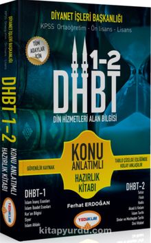 DHBT Tüm Adaylar için Din Hizmetleri Alan Bilgisi Konu Anlatımlı Hazırlık Kitabı kitap kapağı