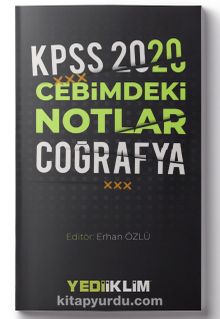 2020 KPSS Cebimdeki Notlar Coğrafya kitap kapağı