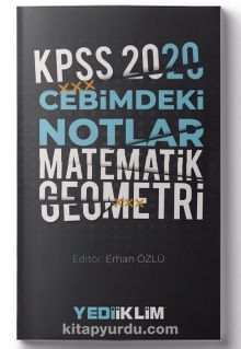 2020 KPSS Cebimdeki Notlar Matematik-Geometri kitap kapağı