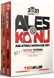 2021 Master Serisi ALES Konu Anlatımlı Modüler Set (3 Cilt) kitap kapağı