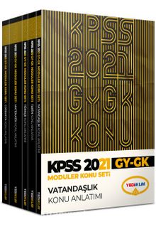 KPSS 2021 Genel Yetenek Genel Kültür Konu Anlatımlı Modüler Set (5 Kitap) kitap kapağı