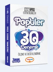 2021 Kpss Eğitim Bilimleri Popüler Ölçme ve Değerlendirme Tamamı Çözümlü 30 Deneme kitap kapağı