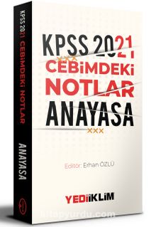 2021 KPSS Cebimdeki Notlar Anayasa kitap kapağı