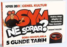 2021 KPSS Genel Kültür Soru Cevaplarla 5 Günde Tarih kitap kapağı