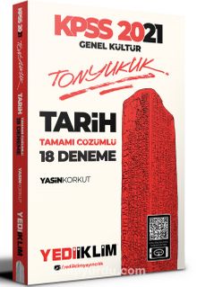 2021 KPSS Genel Kültür Tonyukuk Tarih Tamamı Çözümlü 18 Deneme kitap kapağı