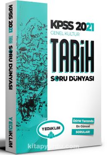 2021 KPSS Genel Kültür Tarih Soru Dünyası kitap kapağı