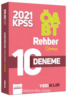 2021 ÖABT Rehber Öğretmen Tamamı Çözümlü 10 Deneme kitap kapağı