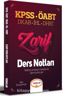 2021 ÖABT Din Kültürü ve Ahlak Bilgisi Öğretmenliği (DKAP-İHL-DHBT) Zarif Ders Notları kitap kapağı
