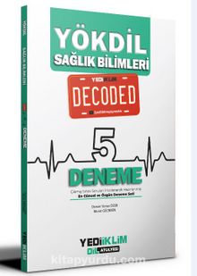 YÖKDİL Sağlık Bilimleri Decoded 5 Deneme kitap kapağı