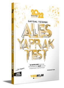 2022 ALES Sayısal Yetenek Çek Kopart Yaprak Test kitap kapağı
