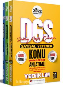 2022 Prestij Serisi DGS Konu Anlatımlı Modüler Set (3 Cilt) kitap kapağı