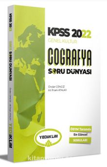2022 KPSS Genel Kültür Coğrafya Soru Dünyası kitap kapağı
