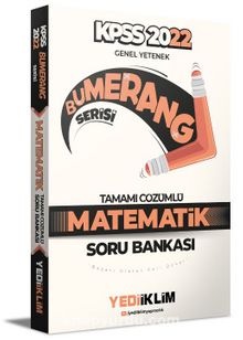 2022 KPSS Genel Yetenek Bumerang Matematik Tamamı Çözümlü Soru Bankası kitap kapağı