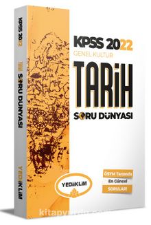 2022 KPSS Genel Kültür Tarih Soru Dünyası kitap kapağı