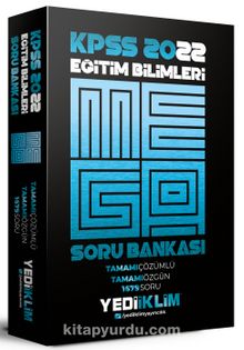 2022 KPSS Eğitim Bilimleri Mega Tamamı Çözümlü Soru Bankası kitap kapağı