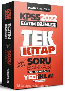 2022 KPSS Pratik Eğitim Serisi Eğitim Bilimleri Tek Kitap Soru Bankası kitap kapağı