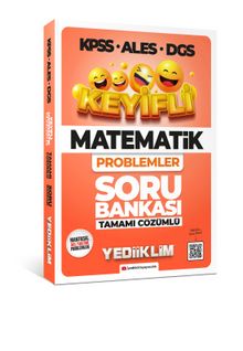 2022 KPSS-ALES-DGS Keyifli Matematik Problemler Tamamı Çözümlü Soru Bankası kitap kapağı