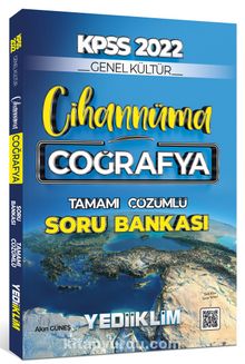2022 KPSS Cihannüma Genel Kültür Coğrafya Tamamı Çözümlü Soru Bankası kitap kapağı