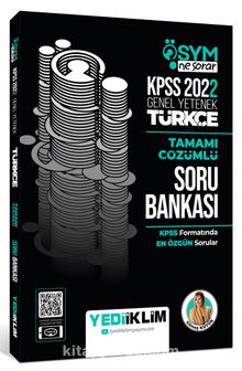 2022 KPSS Genel Yetenek Ösym Ne Sorar Türkçe Tamamı Çözümlü Soru Bankası kitap kapağı