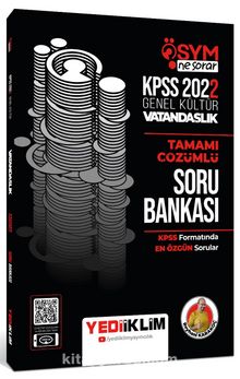 2022 KPSS Genel Kültür Ösym Ne Sorar Vatandaşlık Tamamı Çözümlü Soru Bankası kitap kapağı